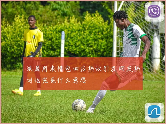 浓眉用表情包回应热议引发网友热讨论究竟什么意思